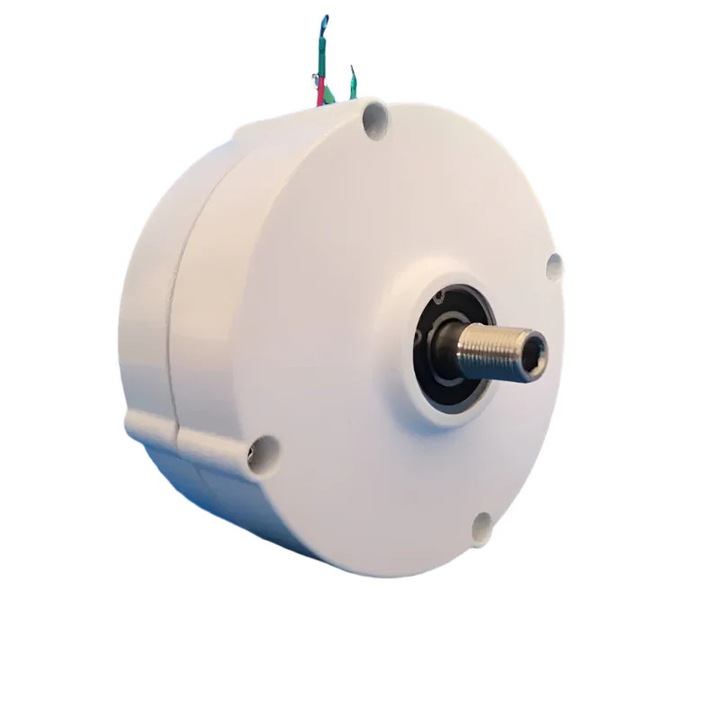 Állandó mágneses generátor, talp nélkül, 500W, 24V, fehér