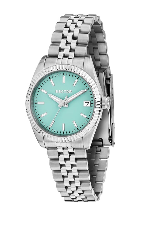 Sector, Kerek karóra hálós szíjjal, Ezüstszín