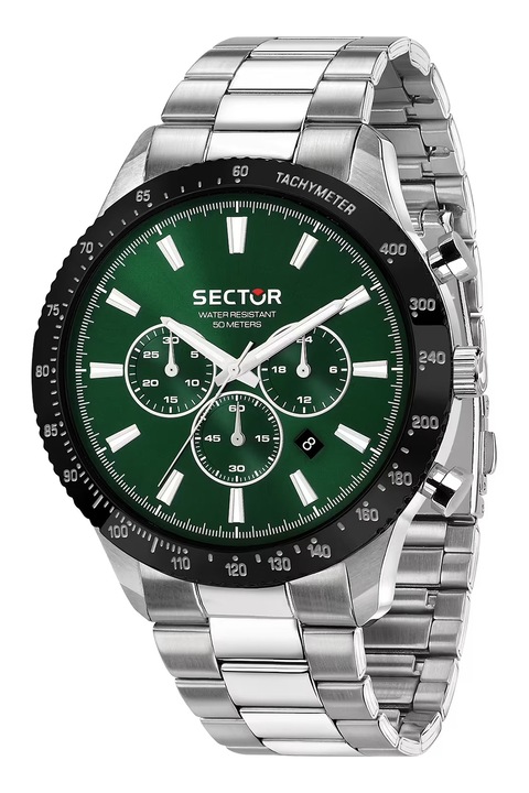 Sector, Rozsdamentes acél chrono karóra, Ezüstszín