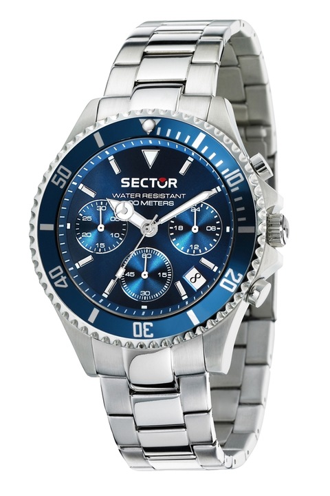 Sector, Rozsdamentes acél chrono karóra, Ezüstszín