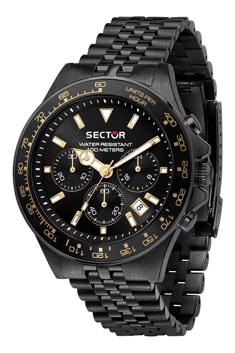 Sector, Rozsdamentes acél chrono karóra, Fekete