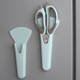 Foarfeca de bucatarie multifunctionala inox detasabila 23x8cm, set cu accesorii