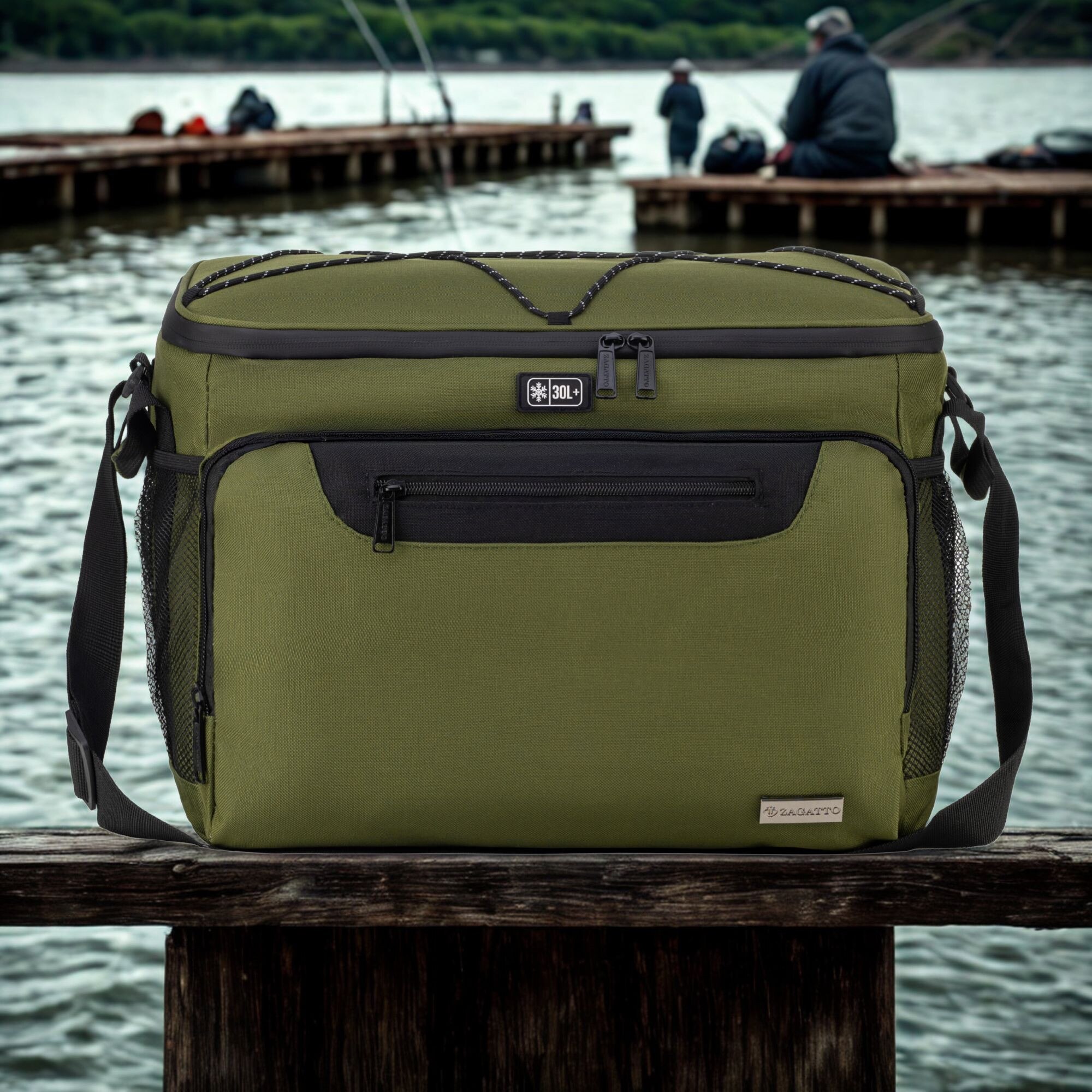 Geanta termoizolanta mare, Frigorifica, Zagatto, Verde, Lunch Box