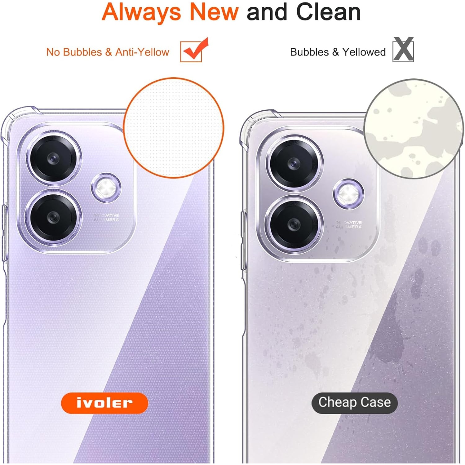 Husa Anti soc, transparenta compatibila cu Oppo A40 4G