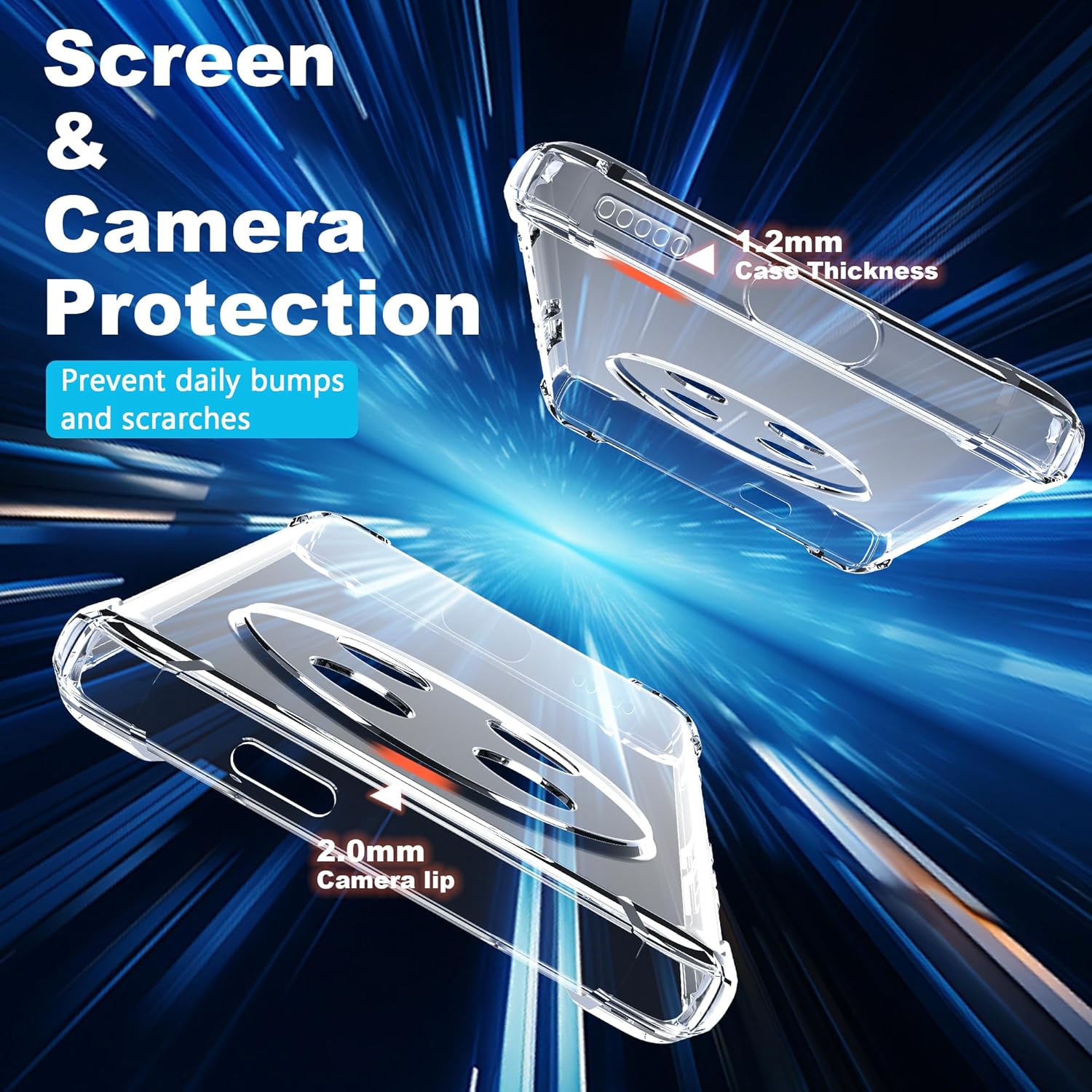 Husa Anti soc, transparenta compatibila cu Honor Magic 7 Lite