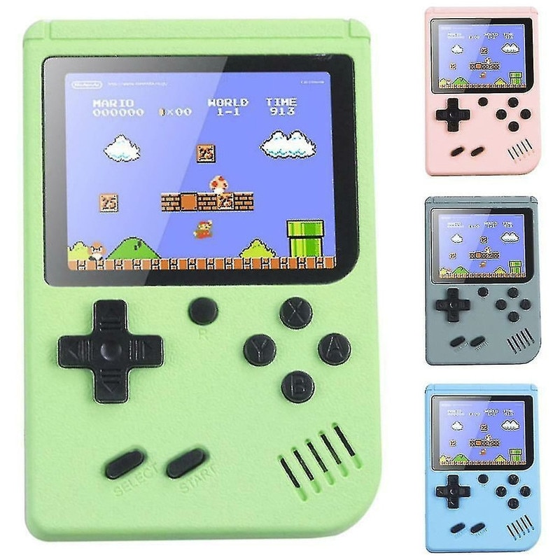 Consola de jocuri portabila MORDELY, 500 jocuri integrate, ecran LCD color 3 inch, 8x2.5x12cm