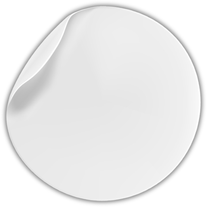 Autocolant de acces, Spreest, S1 RFID IC 13.56MHz, Alb