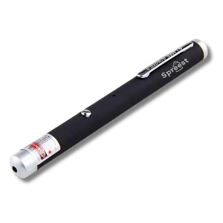 Лазерна показалка 201 за домашни любимци, Speest, 5mW, microUSB, 14x160mm, Черна