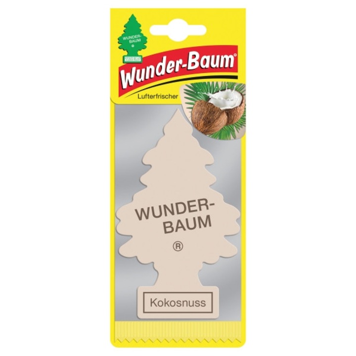 WUNDER-BAUM autóillatosító, kókusz illat, 2 db-os szett