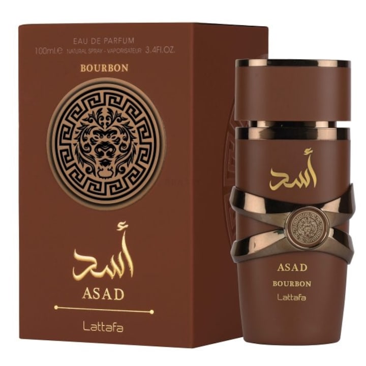 Lattafa Eau de Parfum, Asad Bourbon, Férfi, 100 ml
