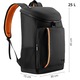 Geanta termoizolanta tip rucsac, Zagatto, Negru, Ideala pentru picnic, plaja, calatorii cu familia, 25 L, Dimensiuni 30x15x45, Compartimet principal termoizolat, Bretele reglabile, ZG957