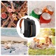 Geanta termoizolanta tip rucsac, Zagatto, Negru, Ideala pentru picnic, plaja, calatorii cu familia, 25 L, Dimensiuni 30x15x45, Compartimet principal termoizolat, Bretele reglabile, ZG957