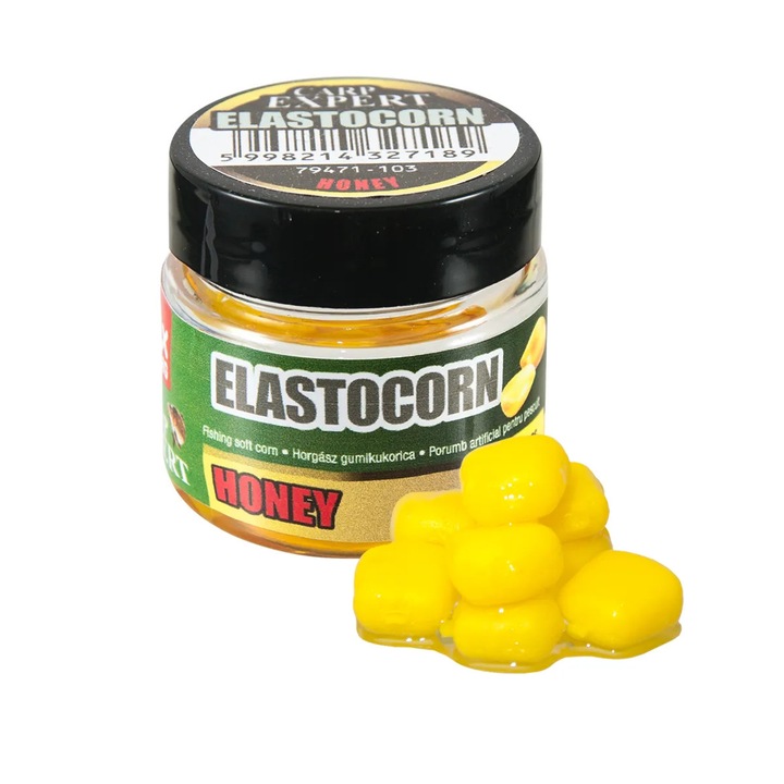 Porumb Artificial Carp Expert Elastocorn Maxi Miere, 12 Bucati