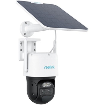 Camera supraveghere rotativa Reolink TrackMix LTE G770 GSM 4G PTZ , 8 MP, 2.8 - 8 mm, lumina alba / IR 30 m, dual band, microfon si difuzor, acumulator 5100 mAh, slot card, zoom hibrid 6x, auto tracking