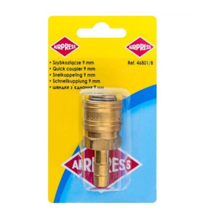 Бърз конектор, Airpress, за маркуч 9 мм