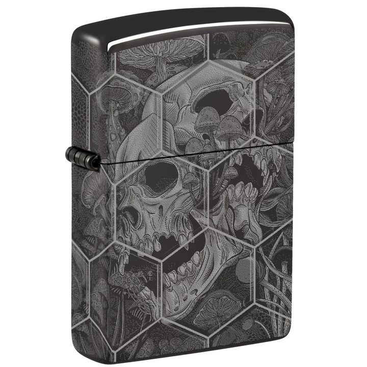 Bricheta Zippo 46425 Mushroom and Skulls