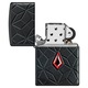 Bricheta Zippo 46756 Deep Carve Armor with Red Crystal
