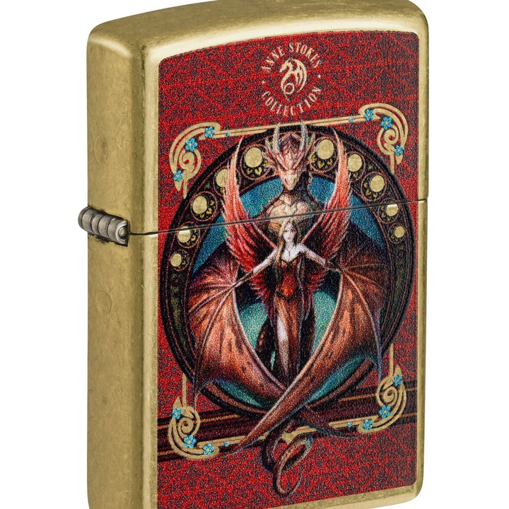 Bricheta Zippo 46689 Anne Stokes - Copperwing