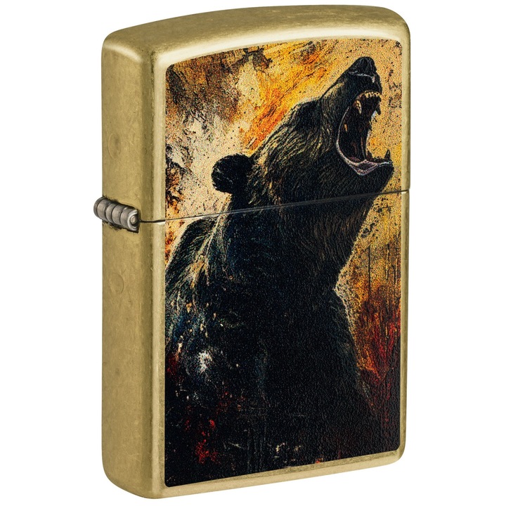 Bricheta Zippo 46695 Ferocious Grizzly Bear