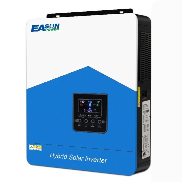 Invertor Solar Hibrid EASUN POWER 3.2KW - Sinus Pur, cu regulator MPPT 80A si WiFi Inclus, pentru panouri fotovoltaice, sistem fotovoltaic, off-grid