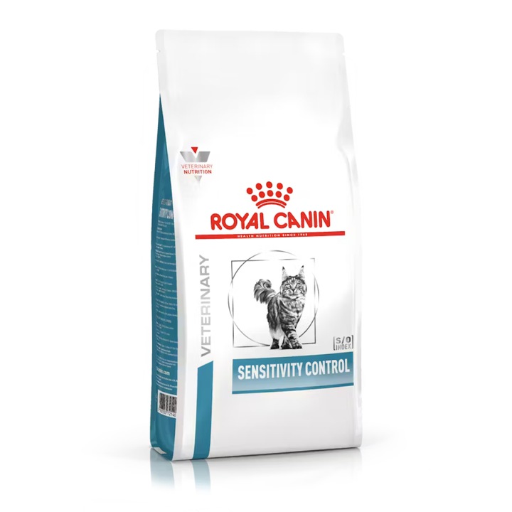 Royal Canin Veterinary Sensitivity Control 400g, hrana uscata pentru pisici, proteine selectate, sustinerea sistemului digestiv, culoare: multicolor