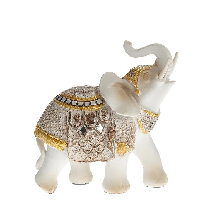 Statueta elefant multicolor 14 cm, Meli Melo Paris
