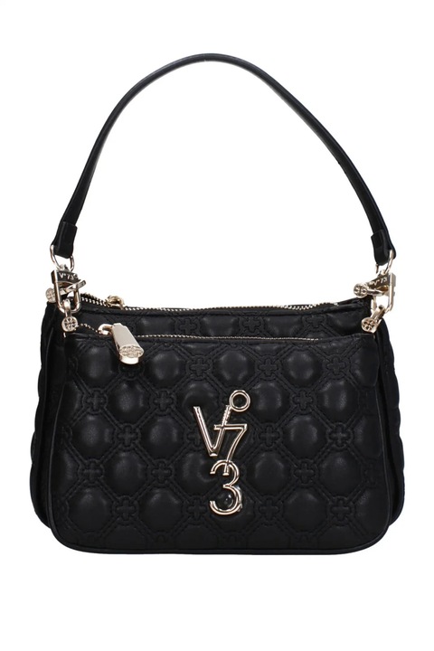 Női keresztpántos táska V°73 Eva F79447, Fekete, 22.5 x 15 x 5 cm