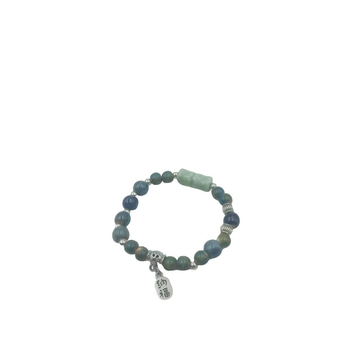 Bratara ceramica handmade, wofily, culoare glazurata, 200mm, 4g