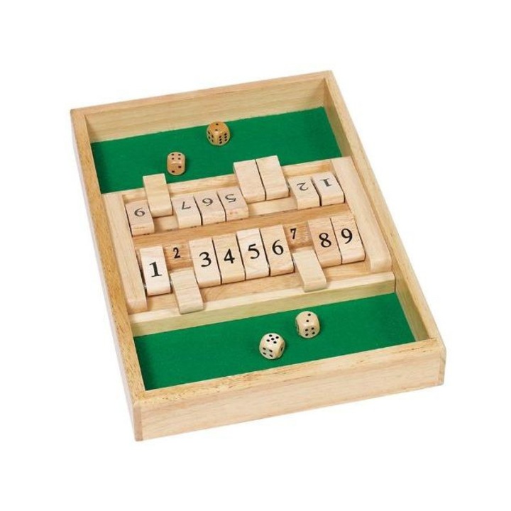 Dupla számjegylecsapó tábla, fa