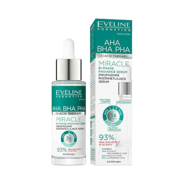 Ser iluminator bifazic 3 x Acid Therapy Eveline 30 ml