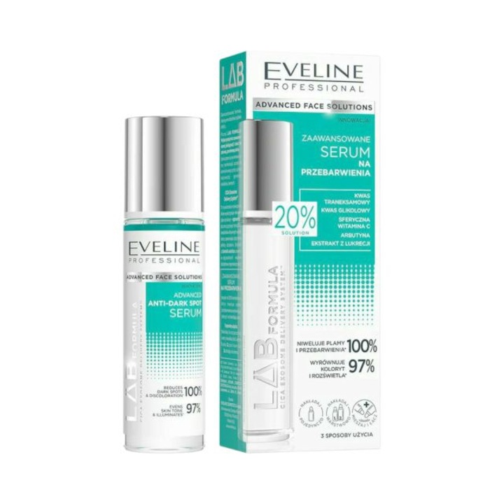 Ser avansat impotriva petelor Lab Formula Eveline 30 ml
