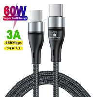 Cablu USB-C la USB-C PD 60W, PRESTIGE CHARGE®, Transfer Date si Incarcare SuperFastCharge 25W/45W, pentru iPhone 15, 16 & 17, Plus, Pro & ProMax, Samsung, Universal, Protectie, Incarcare Rapida si Sigura, Telefon, Tableta, TEXTIL PREMIUM, Type C, 1m, Gri