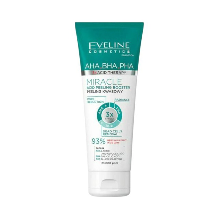 Peeling chimic Eveline Cosmetics 3 x Acid Therapy, 75 ml, multicolor, pentru ten cu imperfectiuni