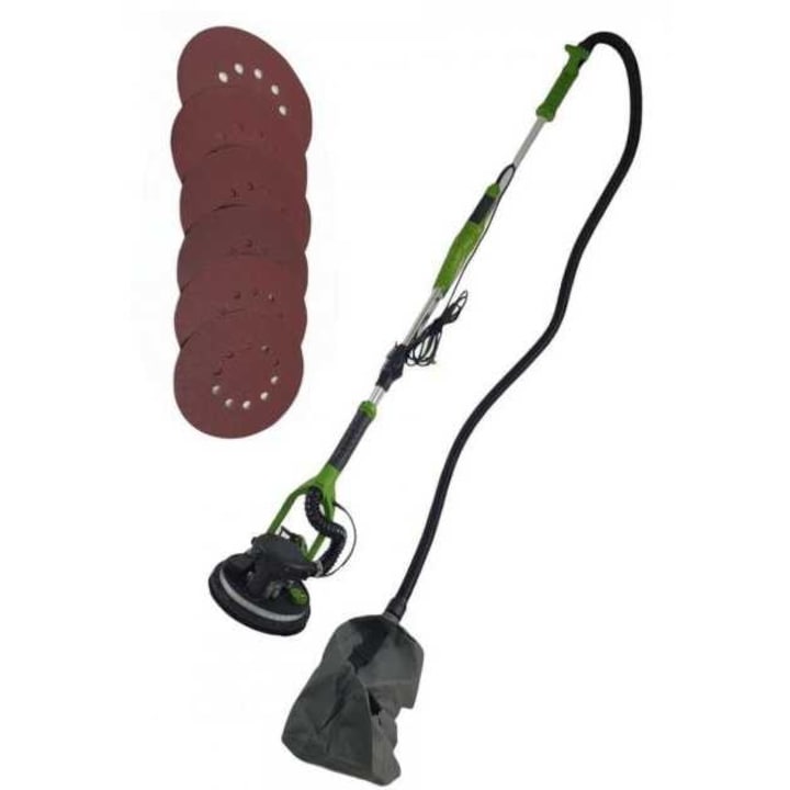 Slefuitor de pereti Prokraft EX1050 Giraffe cu aspirator, sac de colectare, 750 W, 1750 rpm