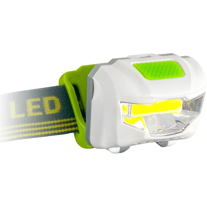 Lanterna Frontala ET Outdoor Mars LED, 120 Lumeni, 3xAAA, 2 LED-uri, Trei Trepte de Iluminare, Ideala pentru Activitati Nocturne