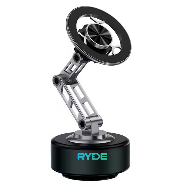 Suport auto telefon universal cu ventuza, vacum cu incarcare USB-C, rotire 360°, prindere ferma pe parbriz, bord sau ecran