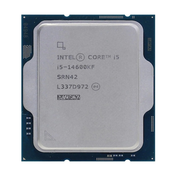 Процесор Intel® Core™ i5-14600KF, до 5.3 GHz turbo, 24MB, сокет LGA1700, без вградена видеокарта, тава