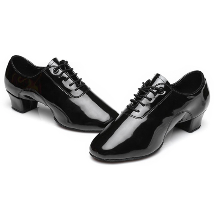 Pantofi pentru dans copii baieti, negri, 35 EU