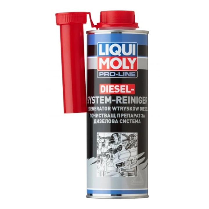 Aditiv auto, Liqui Moly, 500ml, curatare injectoare, reducere emisii, diesel