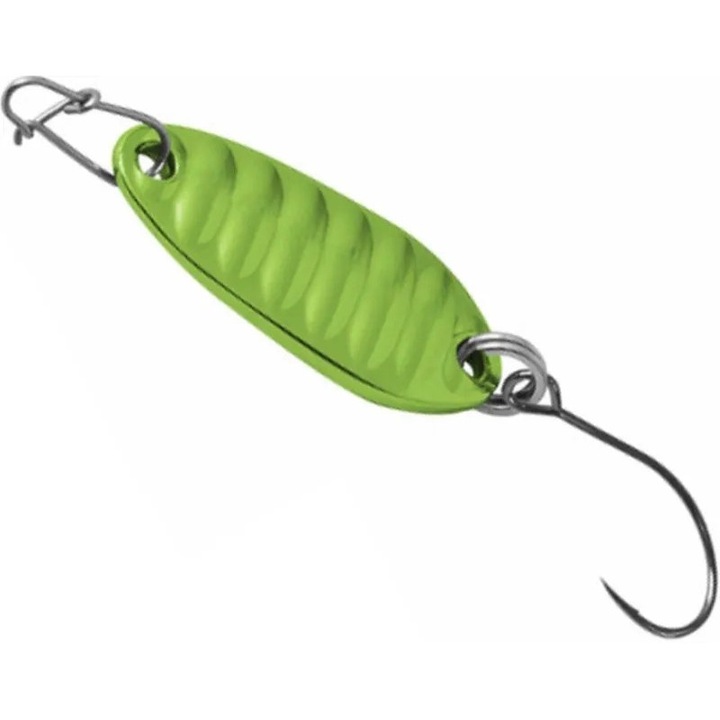 Lingurita Oscilanta Delphin Mago, 24 mm, 2 g, Culoare Nucleo cu Carlig Simplu Nr 8, pentru Pescuit Pastrav