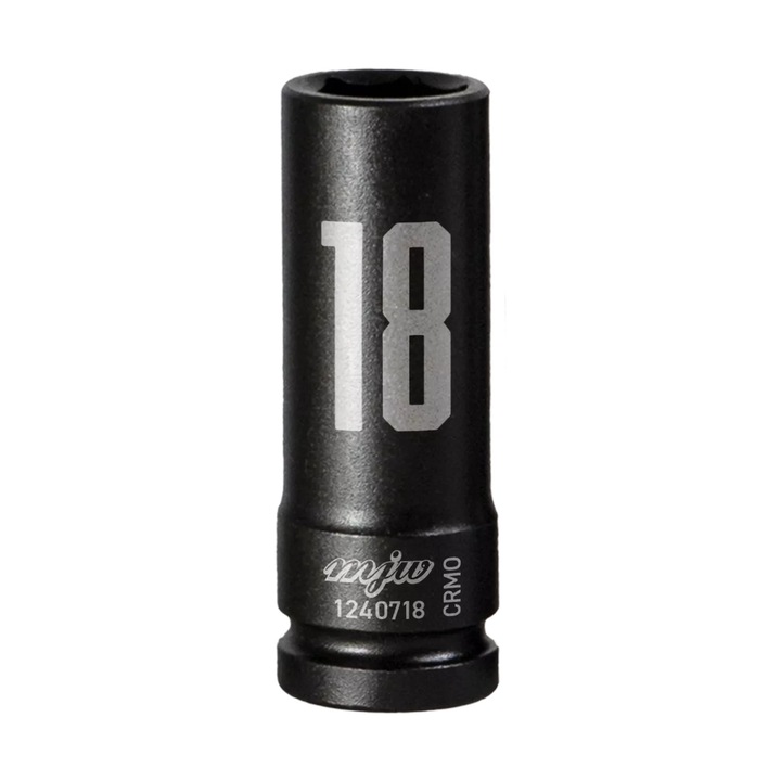 MJW 1/2"-os ütvecsavarhúzó, 6 élű, 18 mm hosszú