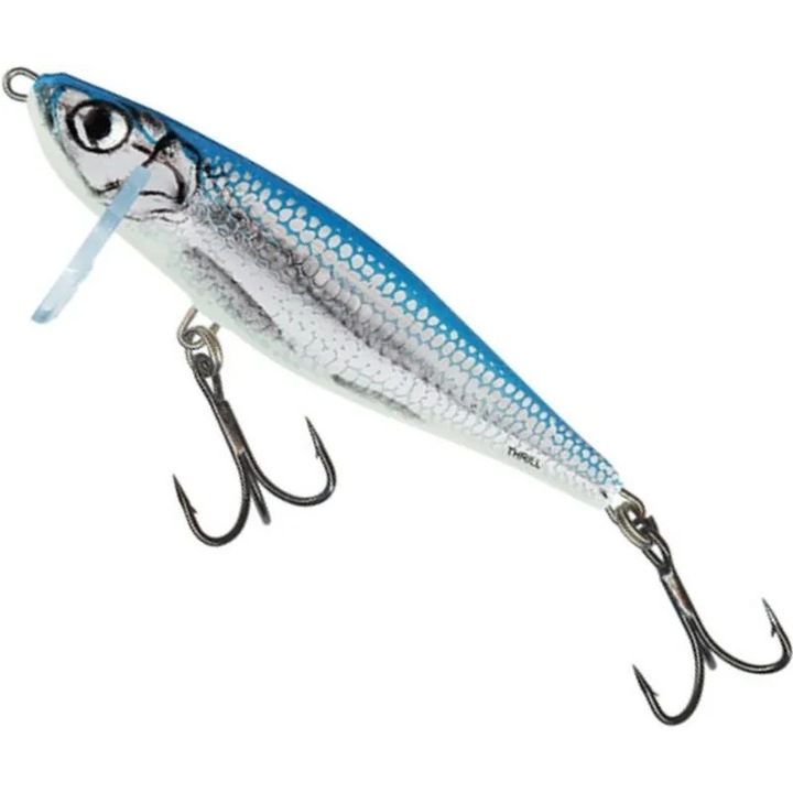 Vobler Salmo Thrill Sinking TH5, Culoare BF, 5 cm, 6.5 gCaracteristici: Tip Naluca Vobler, Varianta Sinking Scufundator, Model Thrill, Lungime 5 cm, Greutate 6.5 g, Evolutie 0.5 - 1.5 m, Ancore 2 x VMC, Culoare BF