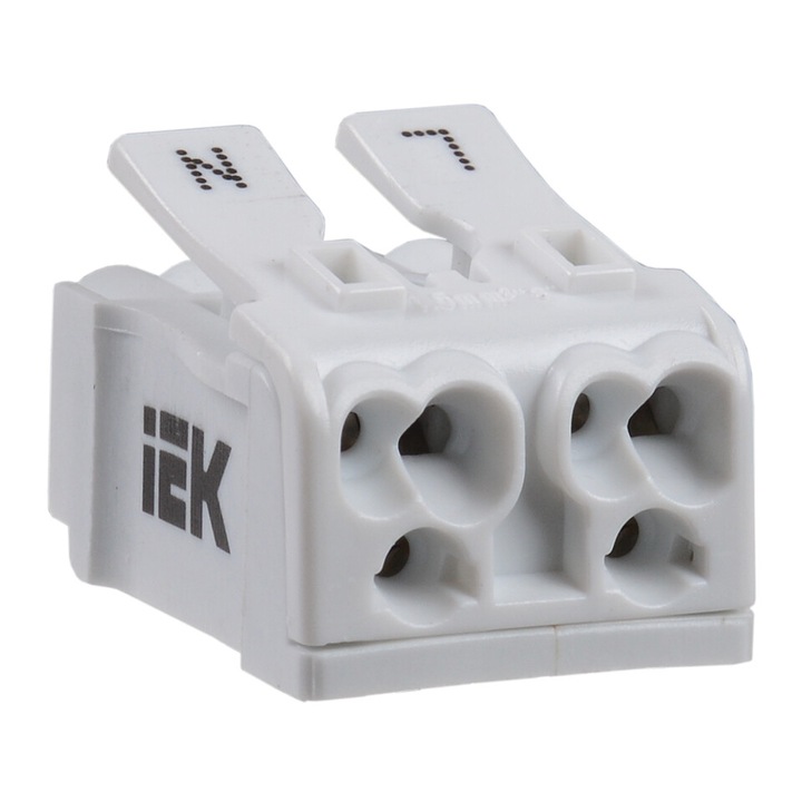 Clema rapida cu arc KSP2-L+N, plastic + cupru stanat, set 10 bucati