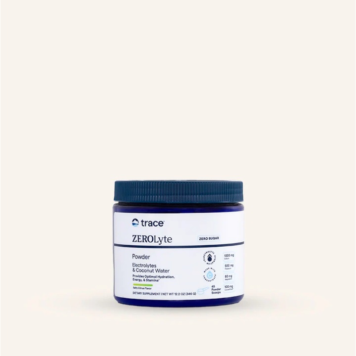 Trace Minerals ZEROLyte Powder Electrolites - Electroliti Citrus 342g