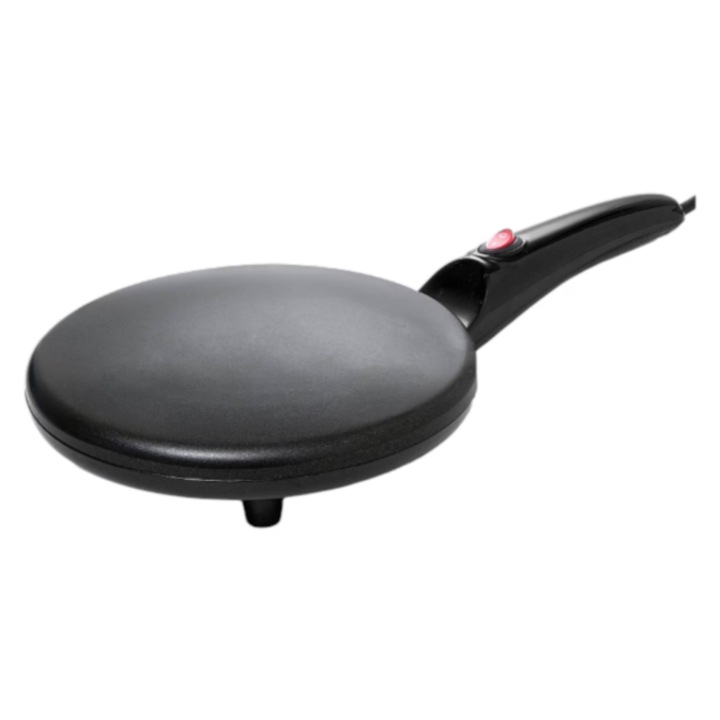 Tigaie electrica pentru preparare clatite, suprafata antiaderenta, 800W