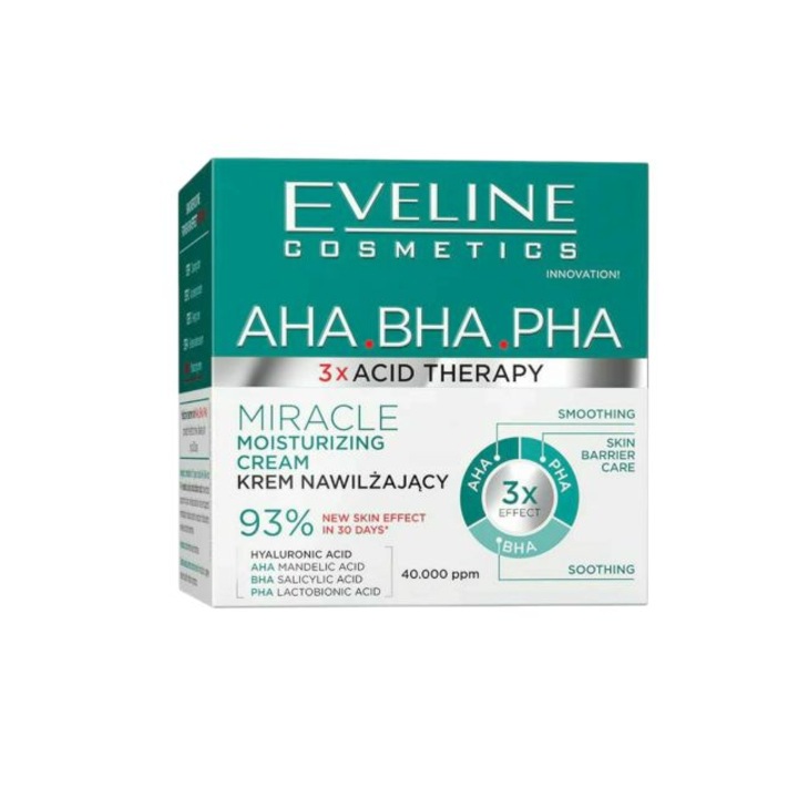 Crema hidratanta 3 x Acid Therapy Eveline 50 ml