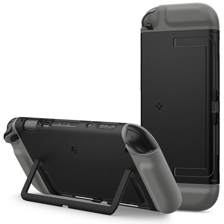 Védőtok Nintendo Switch 2-höz - Spigen Protective Case Nano Pop - Kényelem, biztonság és stílus játék közben - fekete