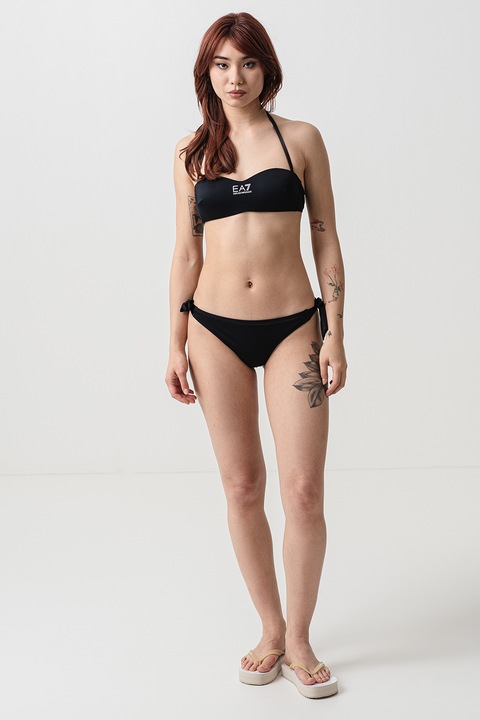 EA7, Nyakba akasztós kétrészes fürdőruha, Fekete