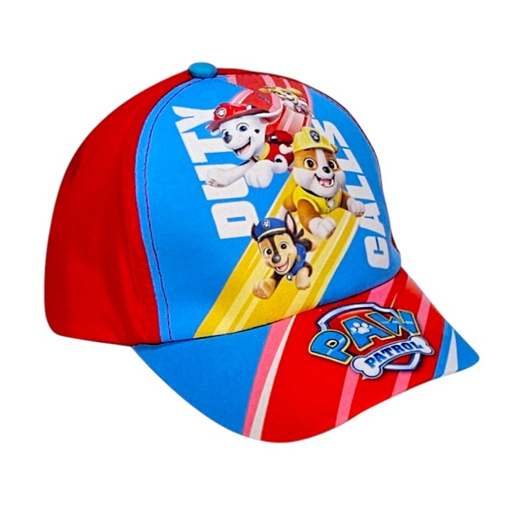 Sapca pentru baieti, multicolor, marimea 53 cm, Paw Patrol