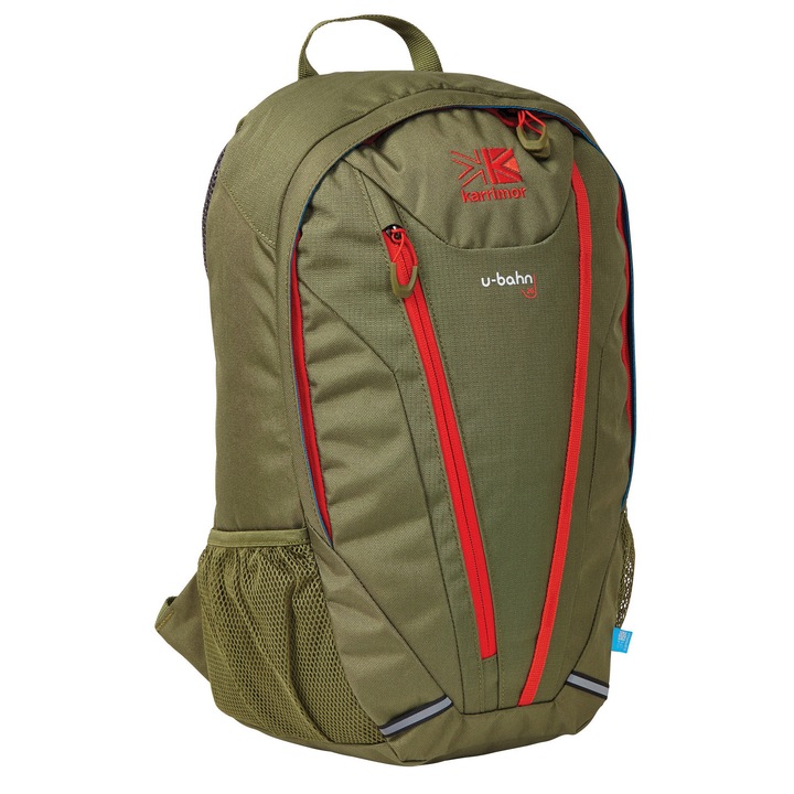 Karrimor U-Bahn hátizsák, 20L, khaki, 44x27x13cm, kényelmes hordozórendszerrel